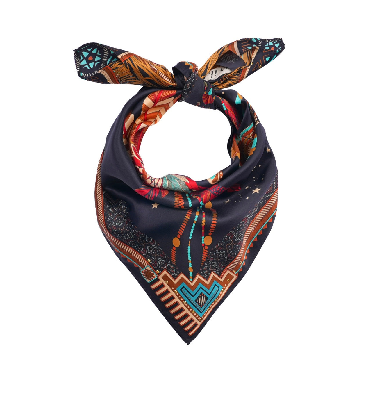 Mini foulard Western noir - Wild