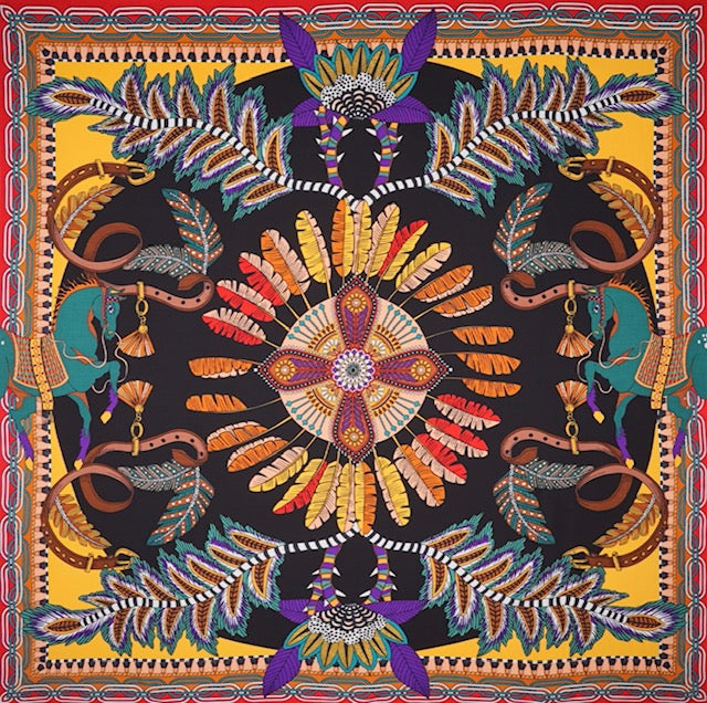 Étole Pony noire - Wild