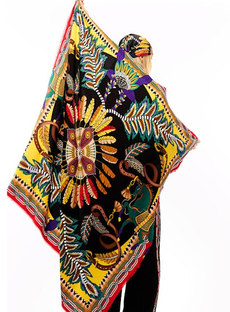 Étole Pony noire - Wild