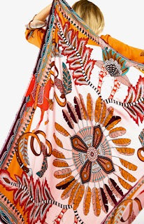 Étole  Pony rose - Wild