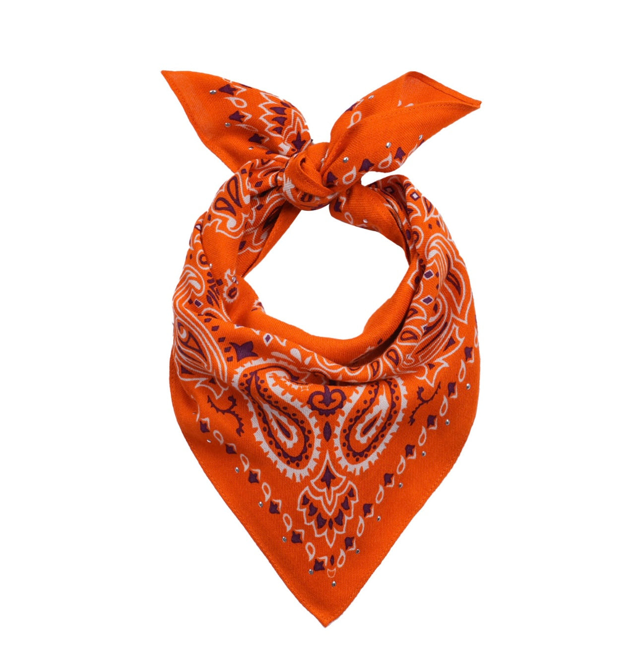 Foulard Paisley Orange éclatant - Wild