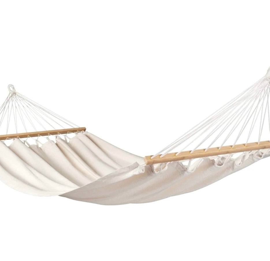 Hamac à barres en coton Bio écru - Colombie