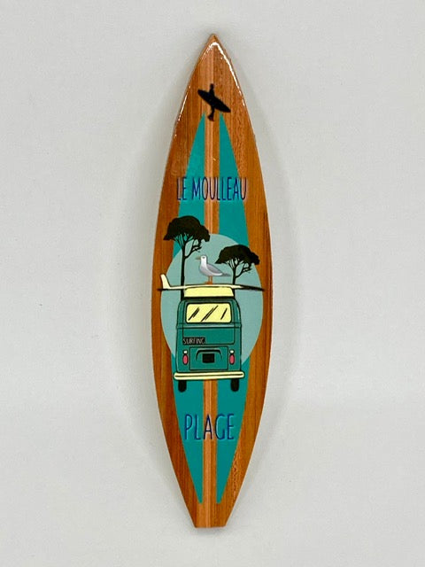 Magnet Surf «Le Moulleau» bleu