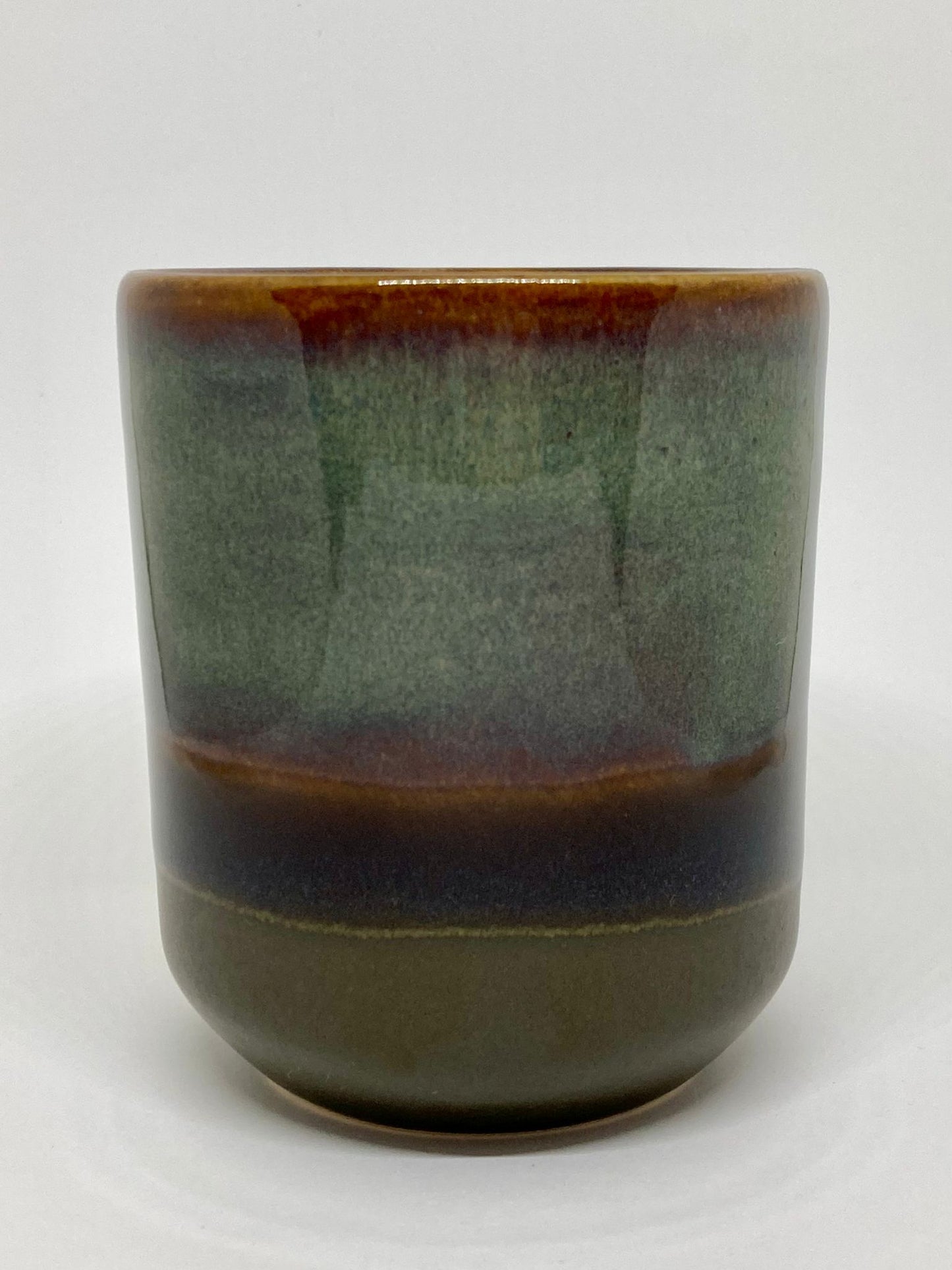 Mug artisanal en céramique  - Dégradé de vert