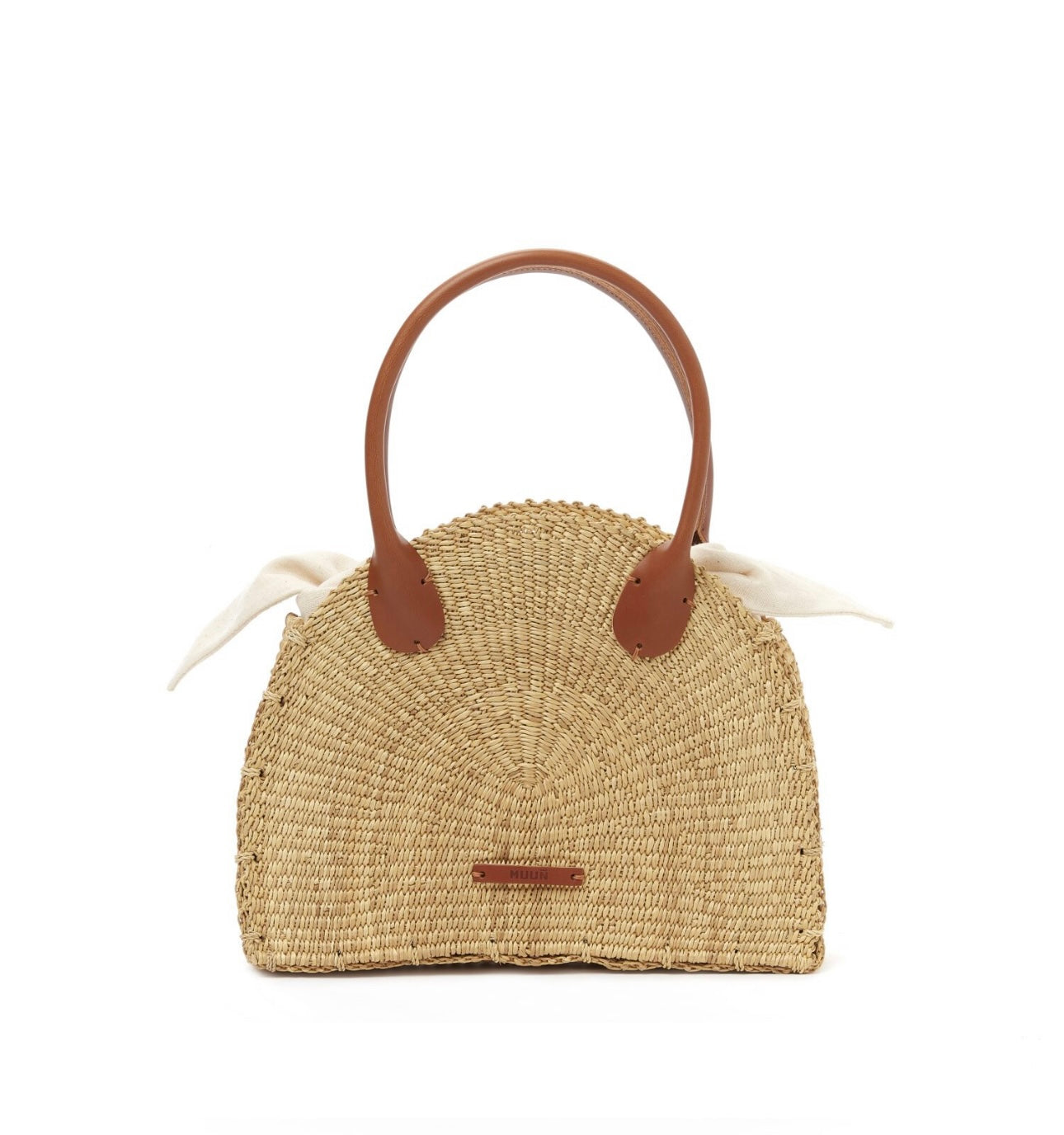 Sac en herbe à éléphant & cuir végétal - Muun