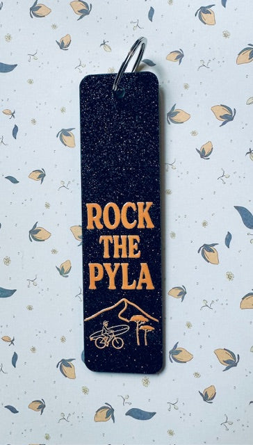 Porte-clefs Noir pailleté - Rock The Pyla