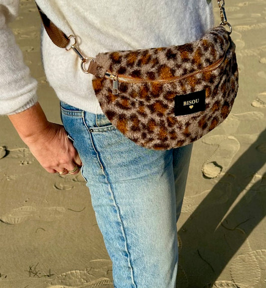 Sac Banane Moumoute Léopard - Bisous