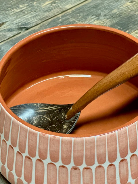 Saladier artisanal Terra cotta - Casa Cubista