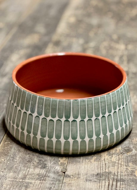 Saladier artisanal Vert Sauge - Casa Cubista