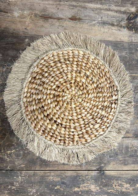 Set de table rond en jonc de mer - Bali