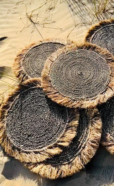 Set de table rond en jonc de mer - Bali