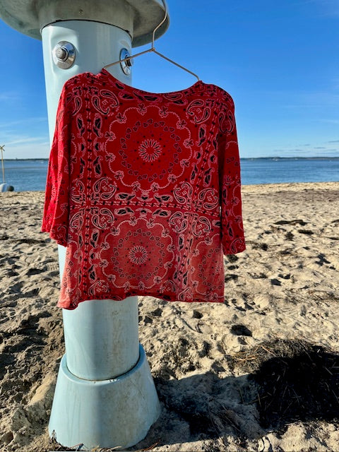 Tee-shirt Bandana rouge - One TEE