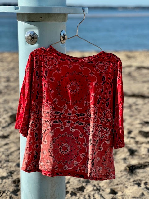 Tee-shirt Bandana rouge - One TEE