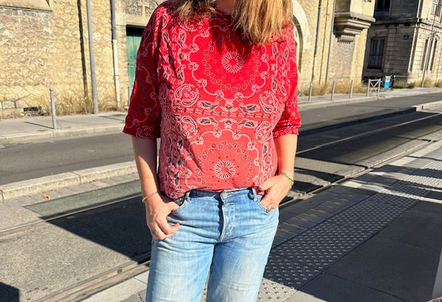 Tee-shirt Bandana rouge - One TEE