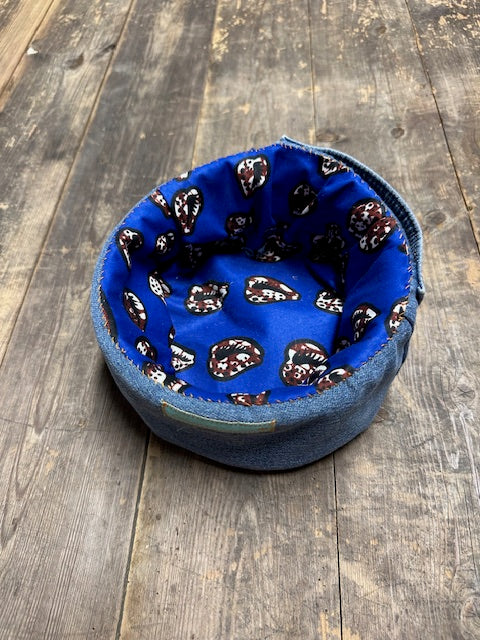 Vide poche en jean recyclé