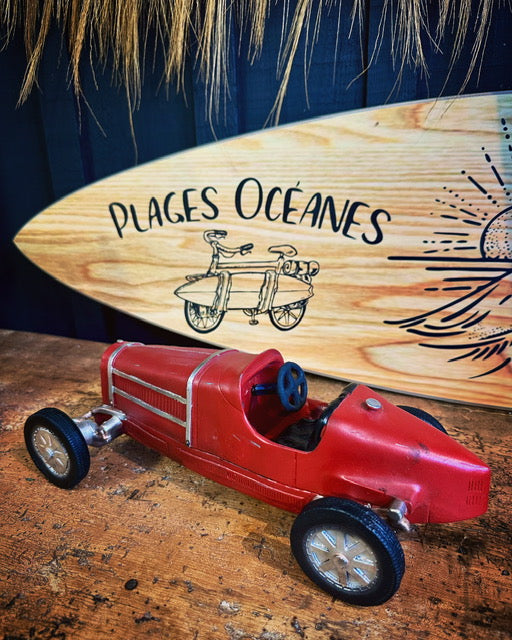 Mini voiture de course vintage