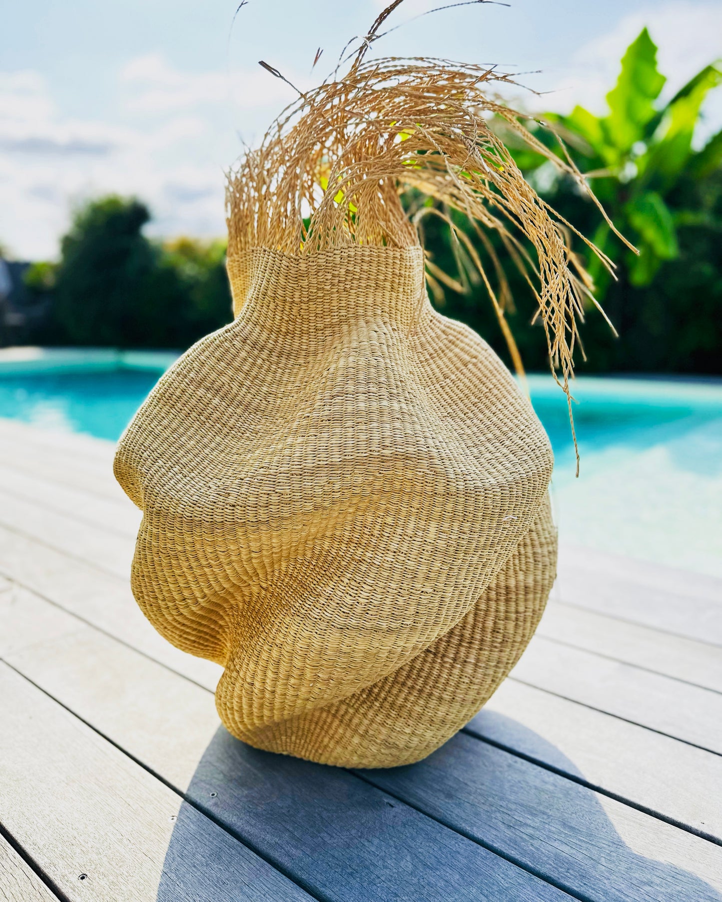 Art Wavy Basket - Ghana