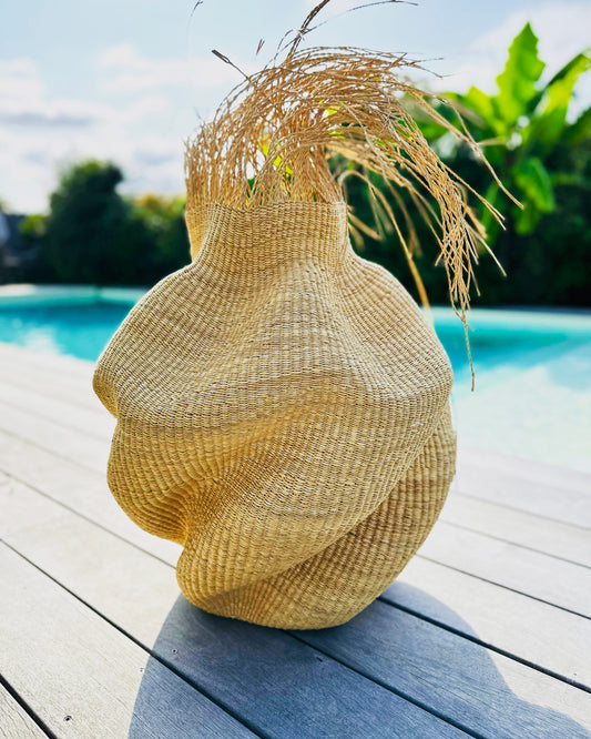 Art Wavy Basket - Ghana