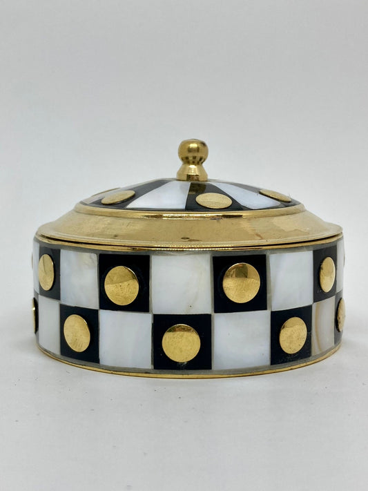 Petite boîte à bijoux en nacre - Maroc