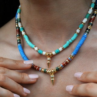 Collier Jaipur aqua - Hipanema